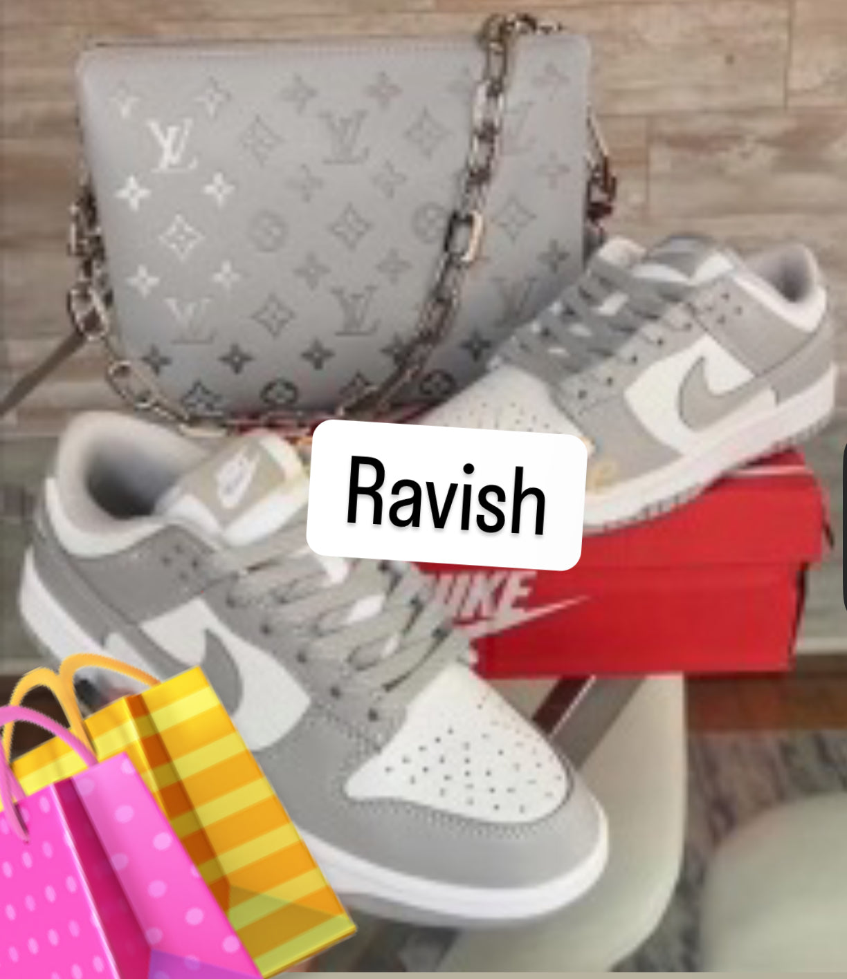Haute Dunks & Handbag greyz