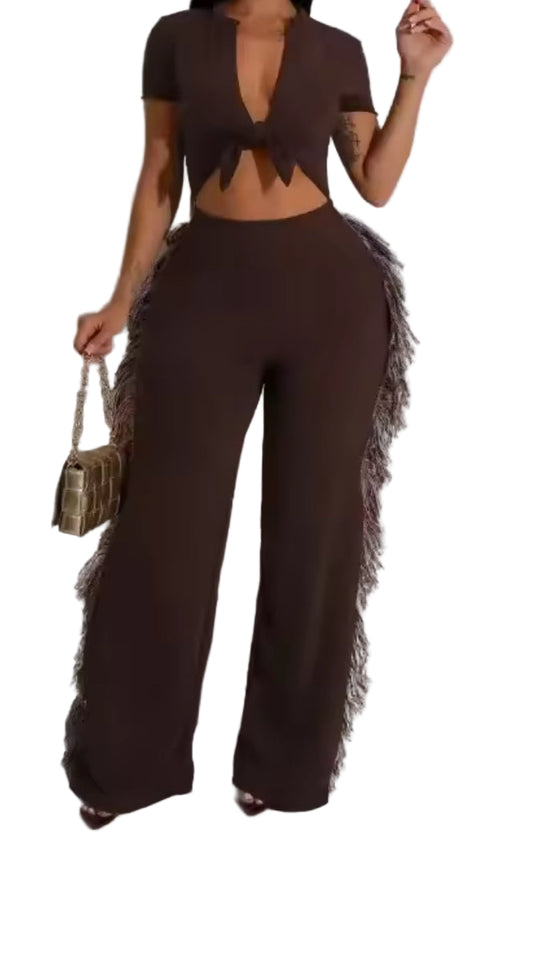 Ravish sexy v neck 2 pc Set